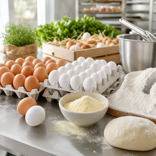 Zastosowanie proszku jajecznego w produkcji spożywczej
